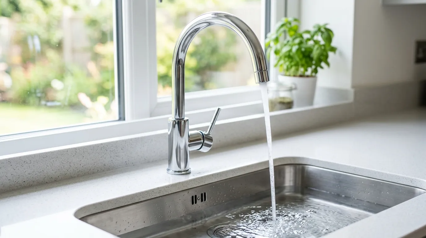 Local Plumbing Master Pros same day plumber fixing a faucet in Huber Ridge, OH